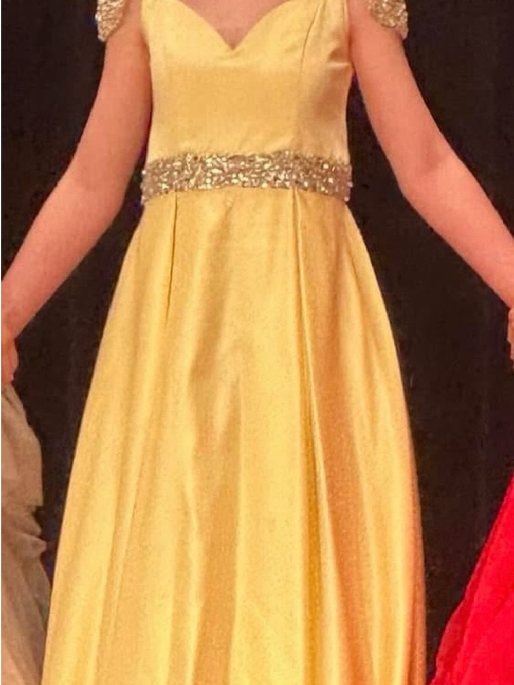 Yellow Pageant Dress XS
